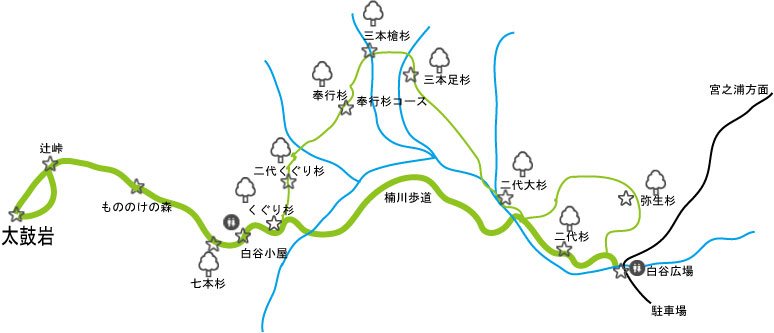 白谷雲水峡MAP