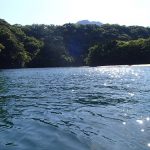 穏やかで綺麗な川で。